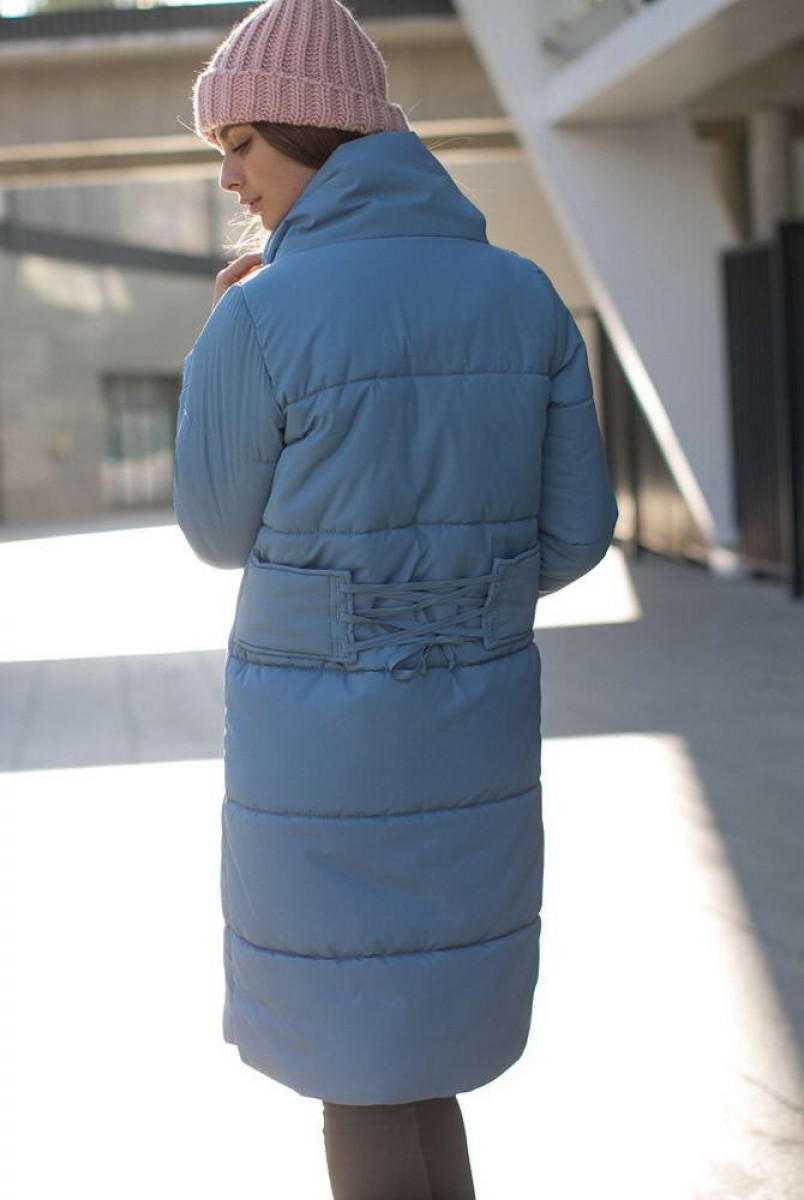 Зимняя слингокуртка 3 в 1 Блу для беременных и слингоношения