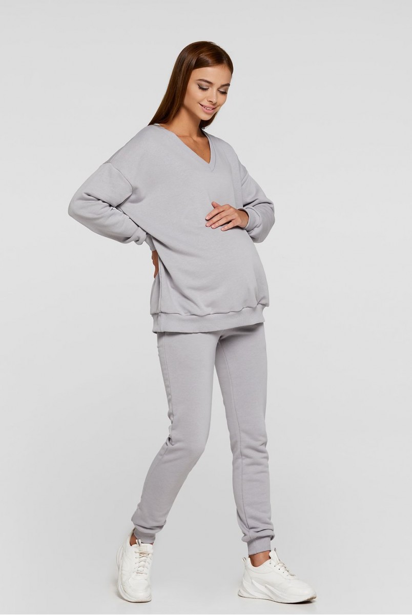 Спортивные штаны для беременных (деми) Lullababe Vancouver LB10VN125-DM стальной