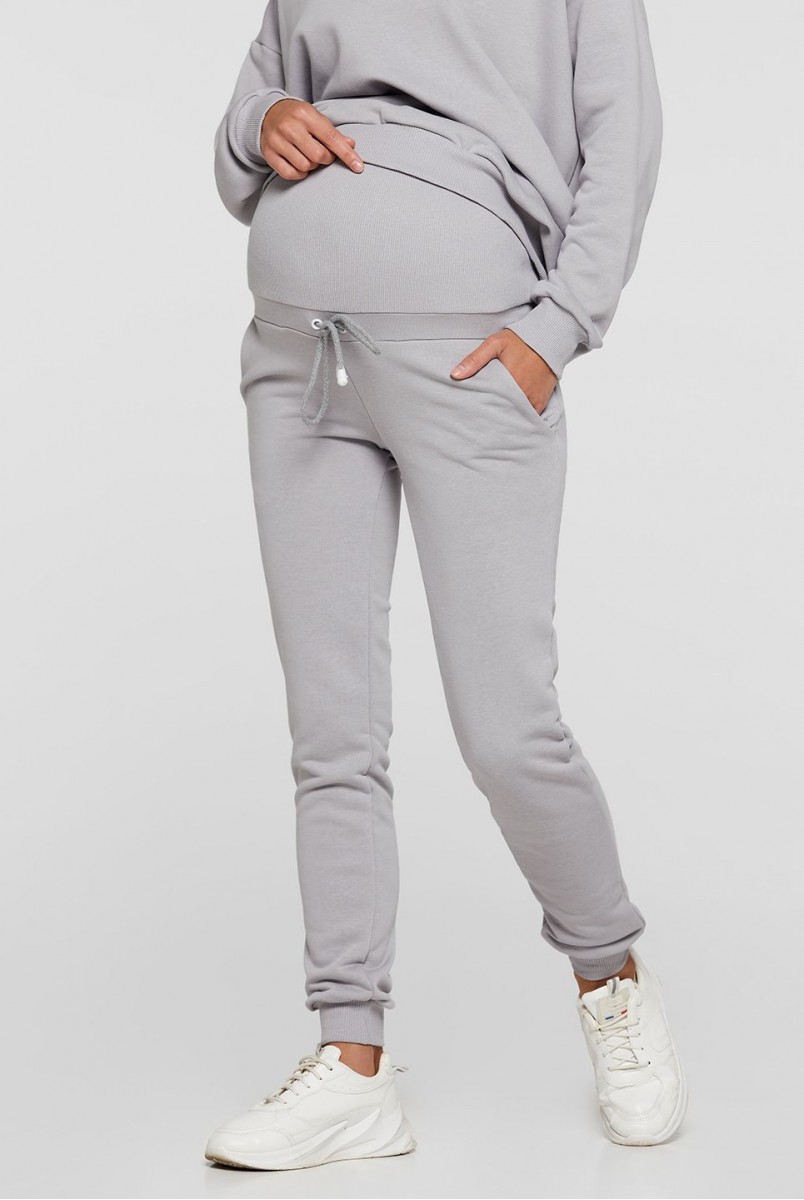 Спортивні штани для вагітних (демі) Lullababe Vancouver LB10VN125-DM сталевий