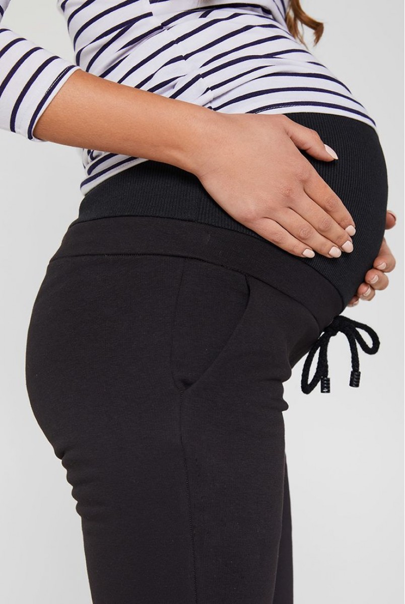 Спортивные штаны для беременных (зима) Lullababе Vancouver LB10VN136-WN черный