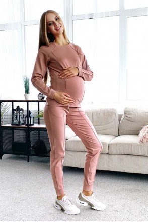 Прогулочный костюм Manhattan пудра для беременных и кормления
