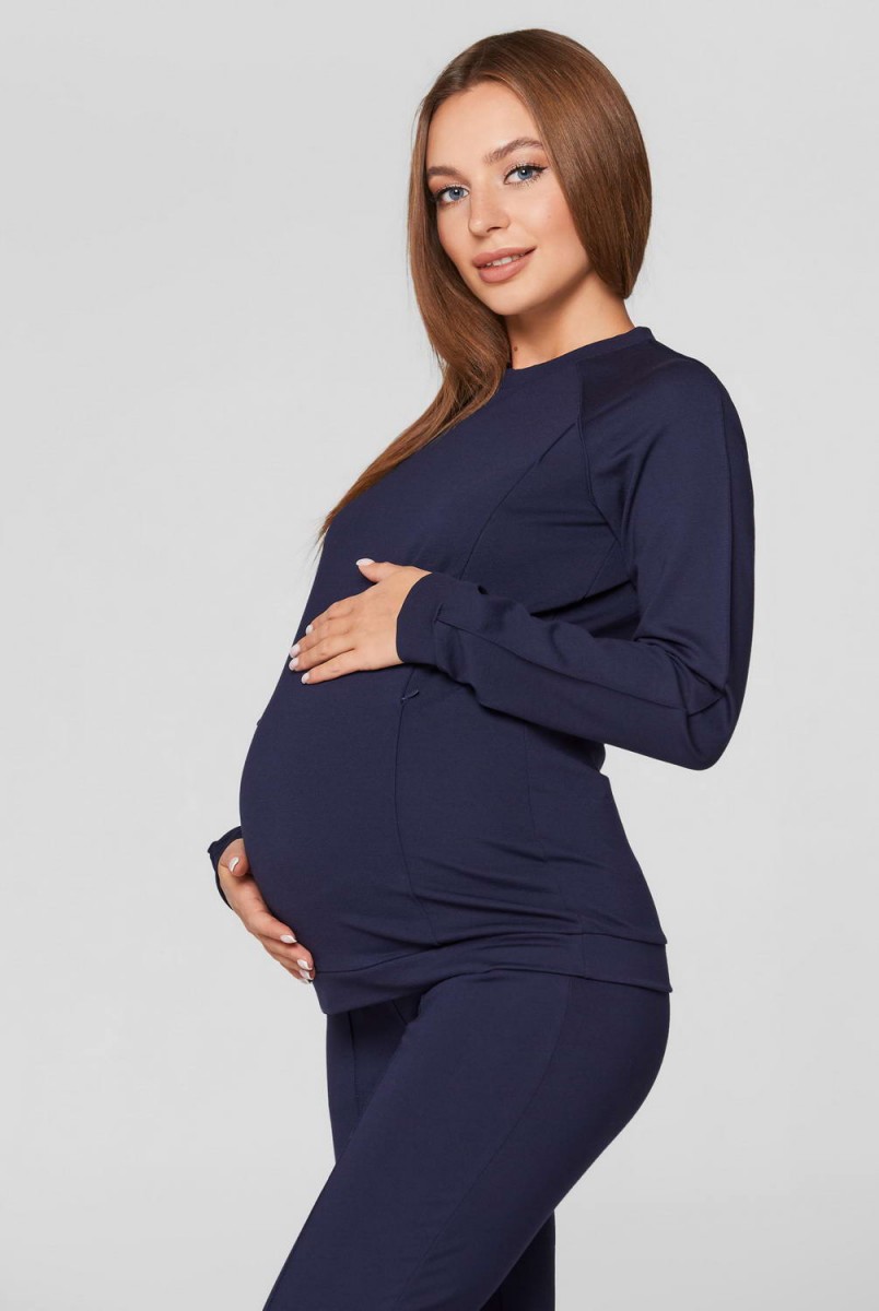 Прогулочный костюм Manhattan темно-синий для беременных и кормления