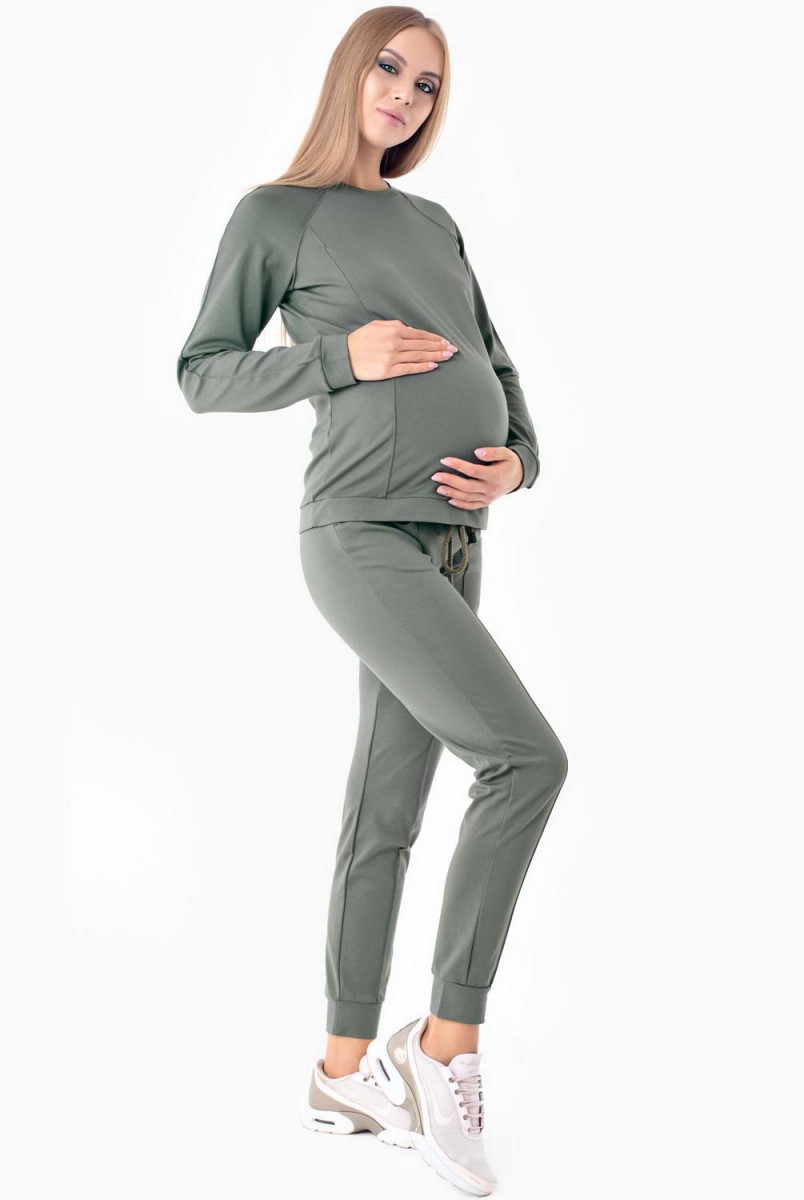 Прогулочный костюм Manhattan хаки для беременных и кормления