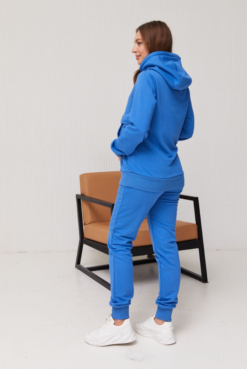Спортивний костюм (демі) для вагітних та годування Lullababe Kutaisi LB07KT127-DM синій