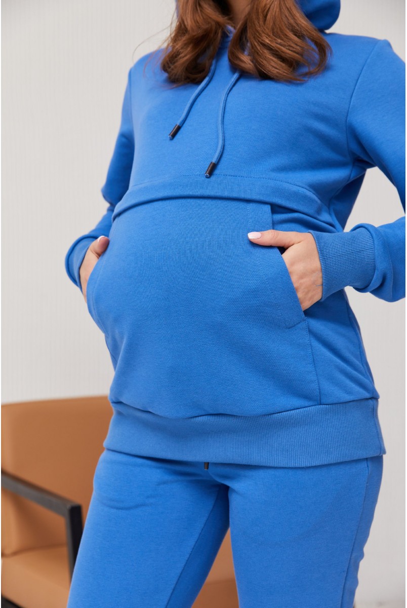 Спортивний костюм (демі) для вагітних та годування Lullababe Kutaisi LB07KT127-DM синій