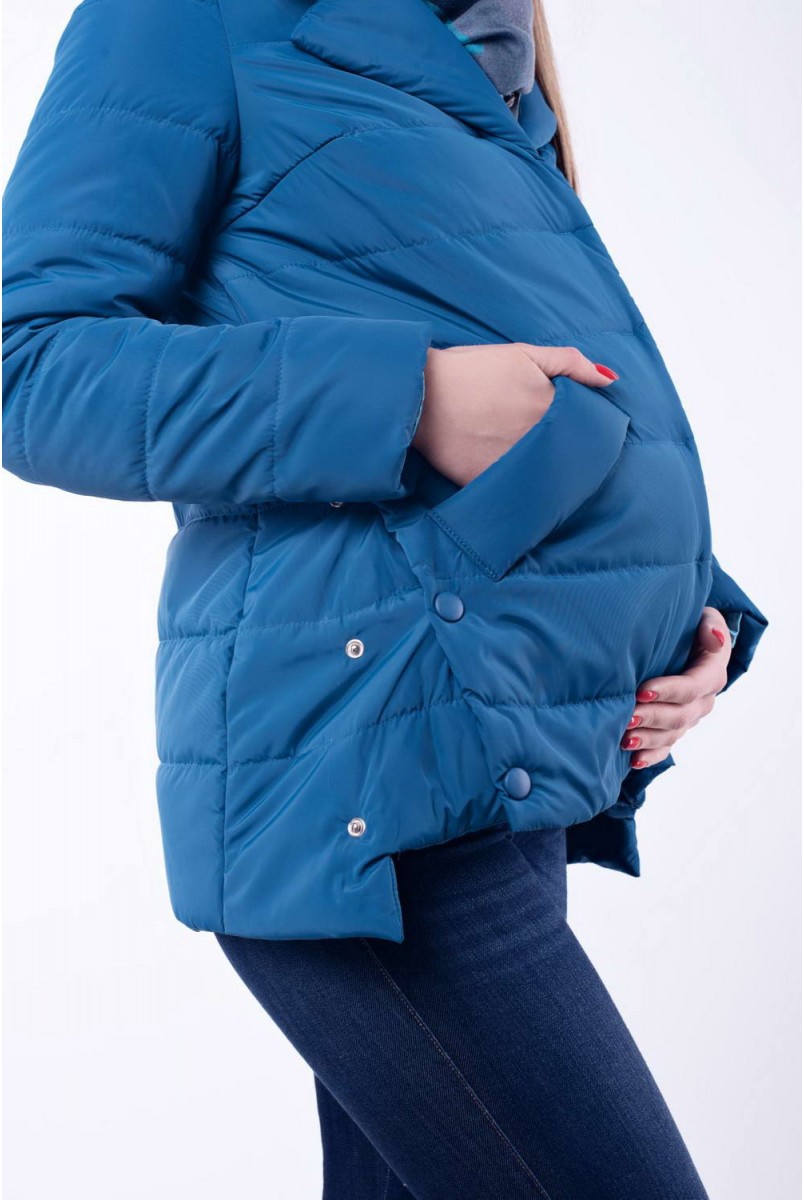 Демисезонная куртка Provanse нэви для беременных