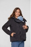 Слінгокуртка 3 в 1 Zurich демісезонна чорний для вагітних