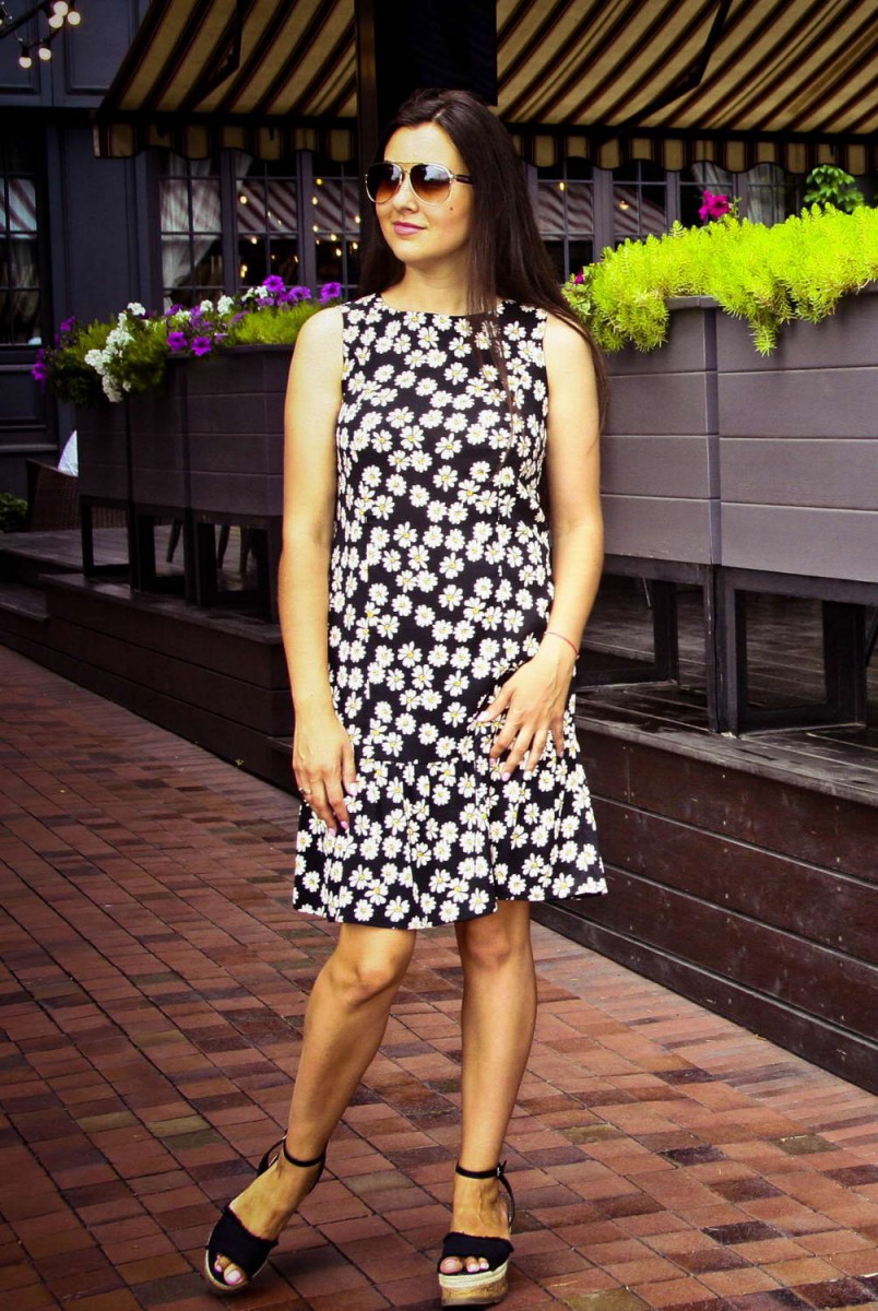 Платье Bodrum Ромашки для беременных и кормления