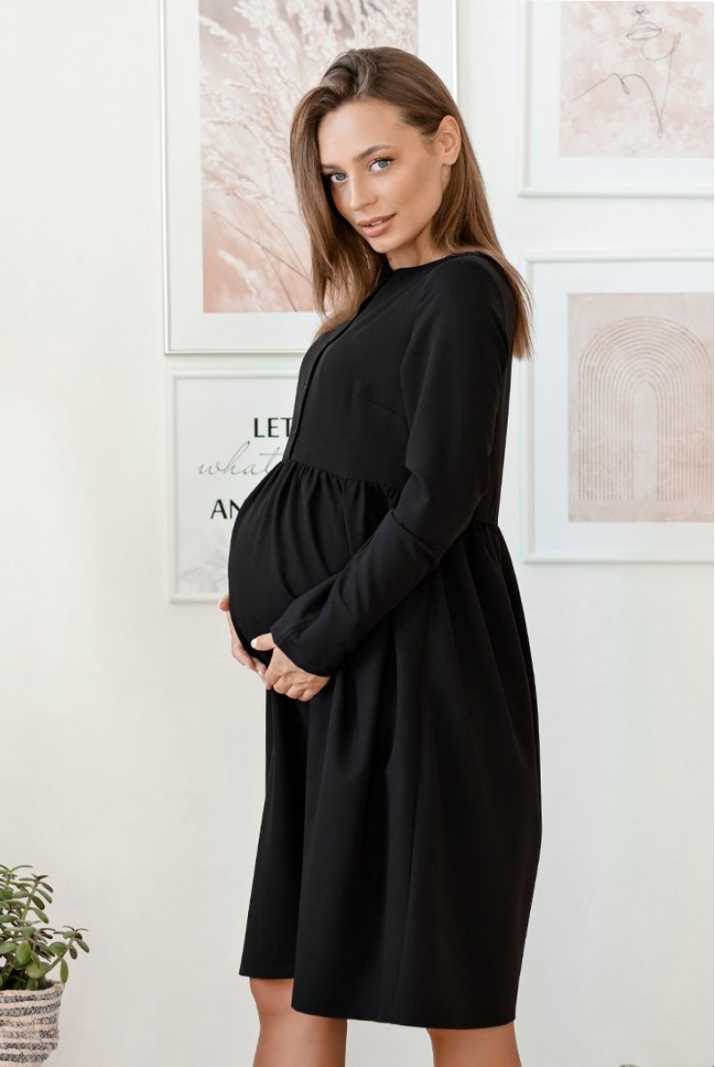 Платье Beirut черный для беременных и кормления