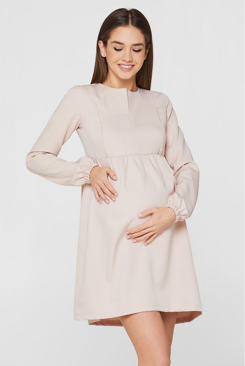 Платье Genoa бежевый для беременных и кормления