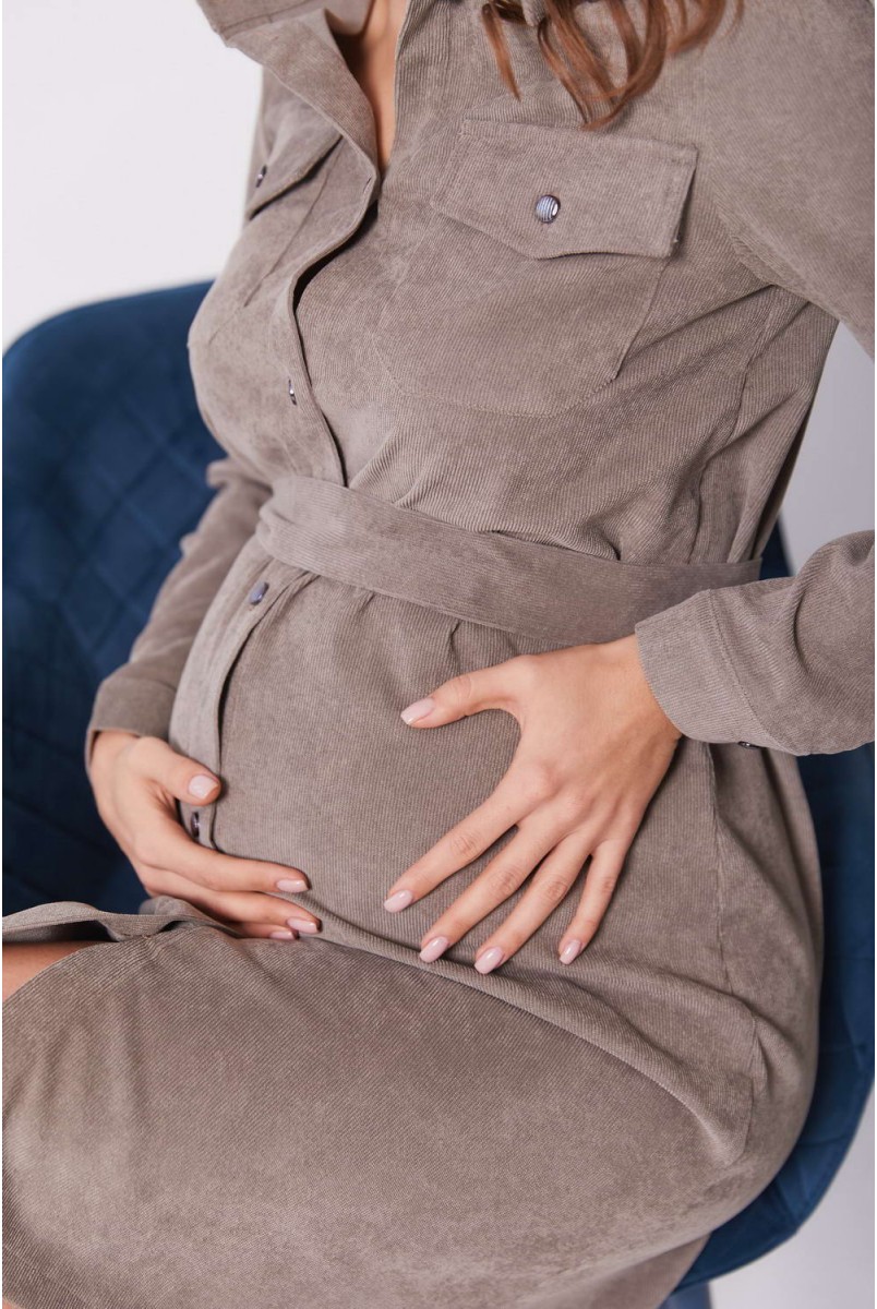 Платье Philadelphia темно-бежевый для беременных и кормления