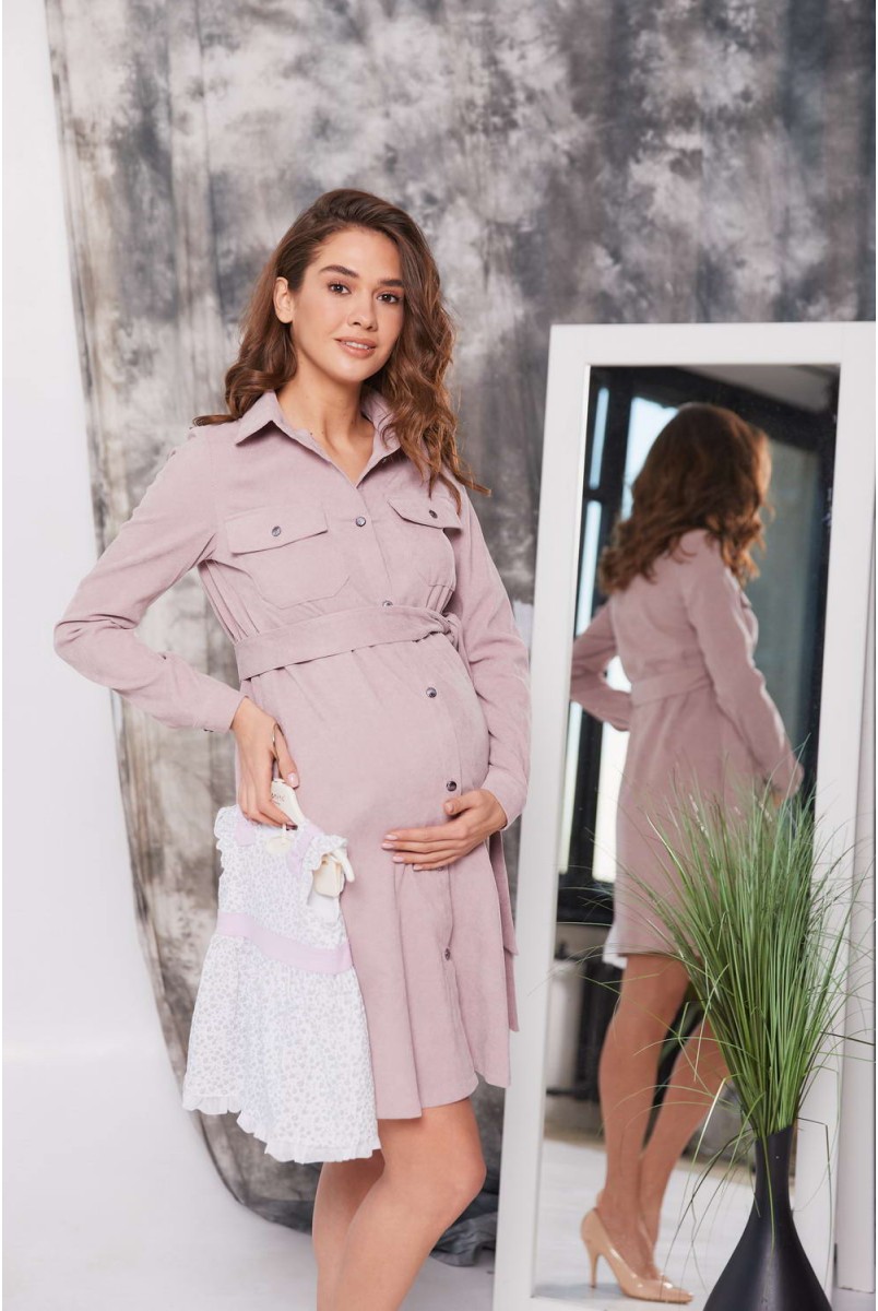 Платье Philadelphia пудровый для беременных и кормления