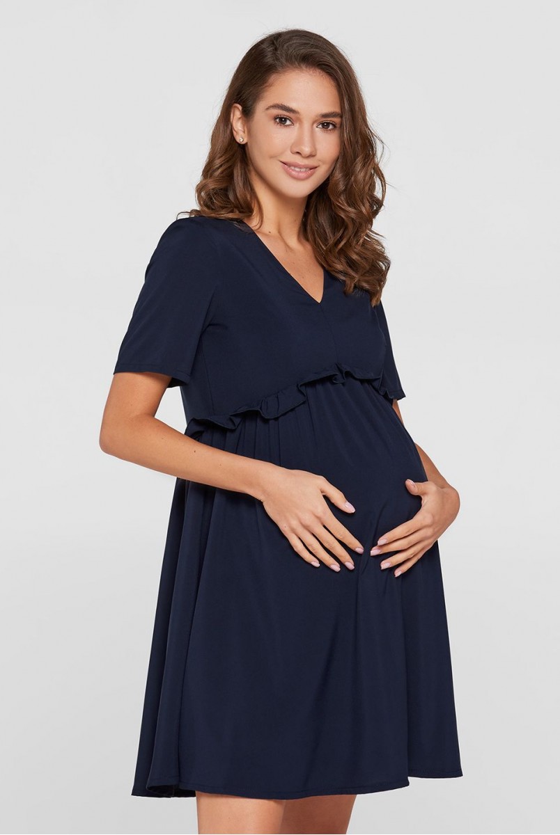 Платье San-Paulu для беременных Темно-синий