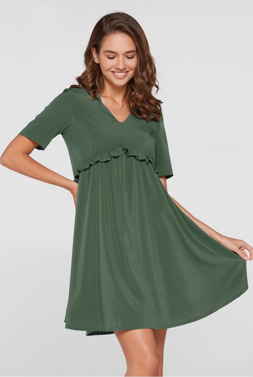 Сукня San-Paulu для вагітних оливковий