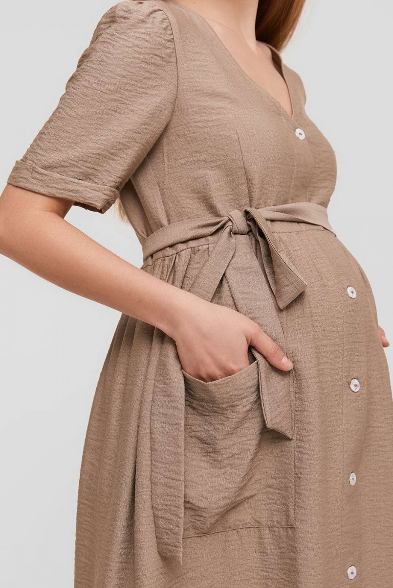 Платье Lima бежевый для беременных и кормления