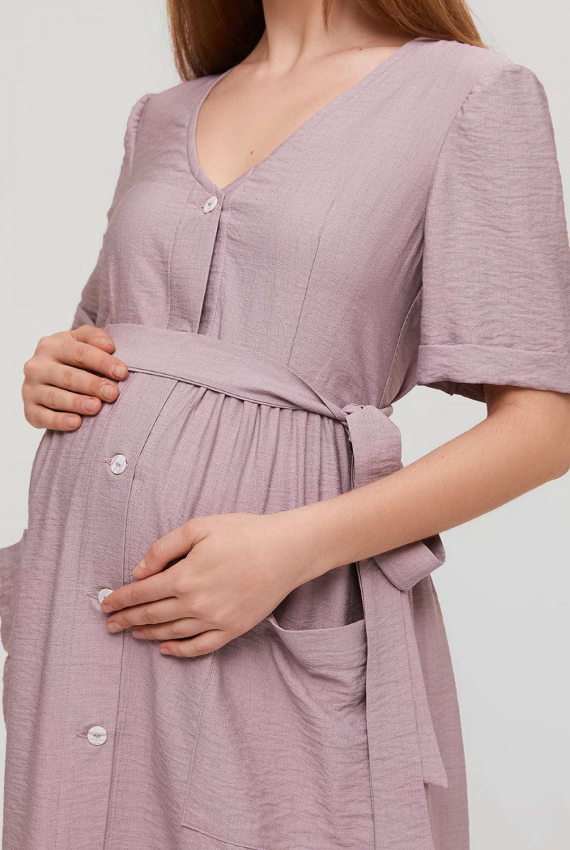 Платье Lima сиреневый для беременных и кормления