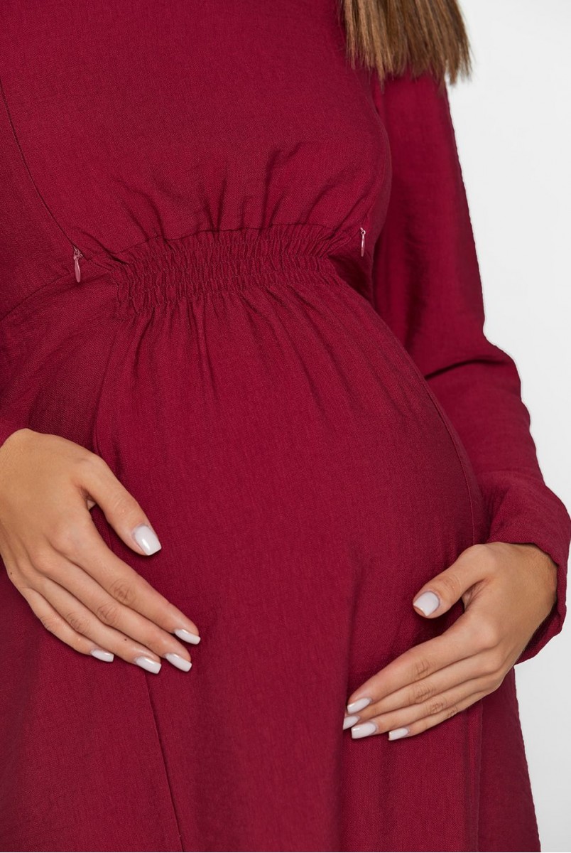 Платье для беременных и кормления Lullababe Corfu LB05CR112 красный
