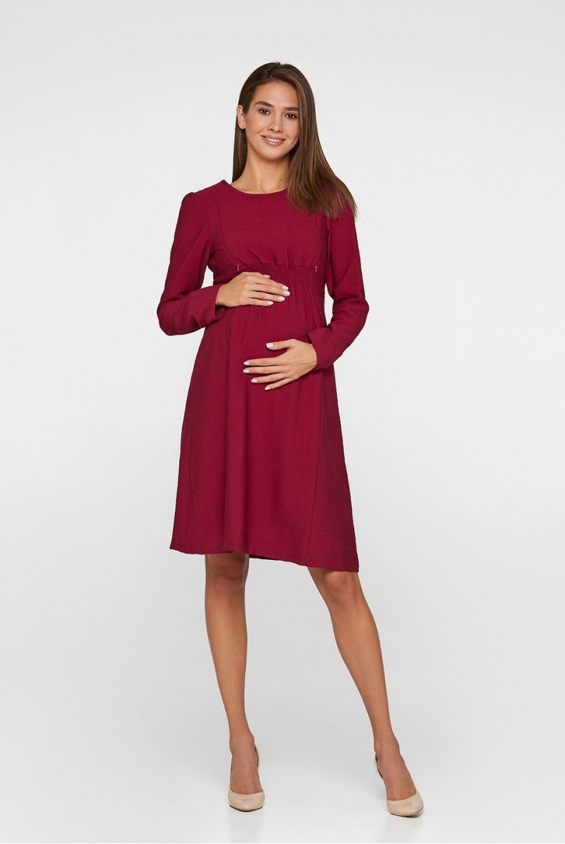 Сукня для вагітних та годування Lullababe Corfu LB05CR112 червоний