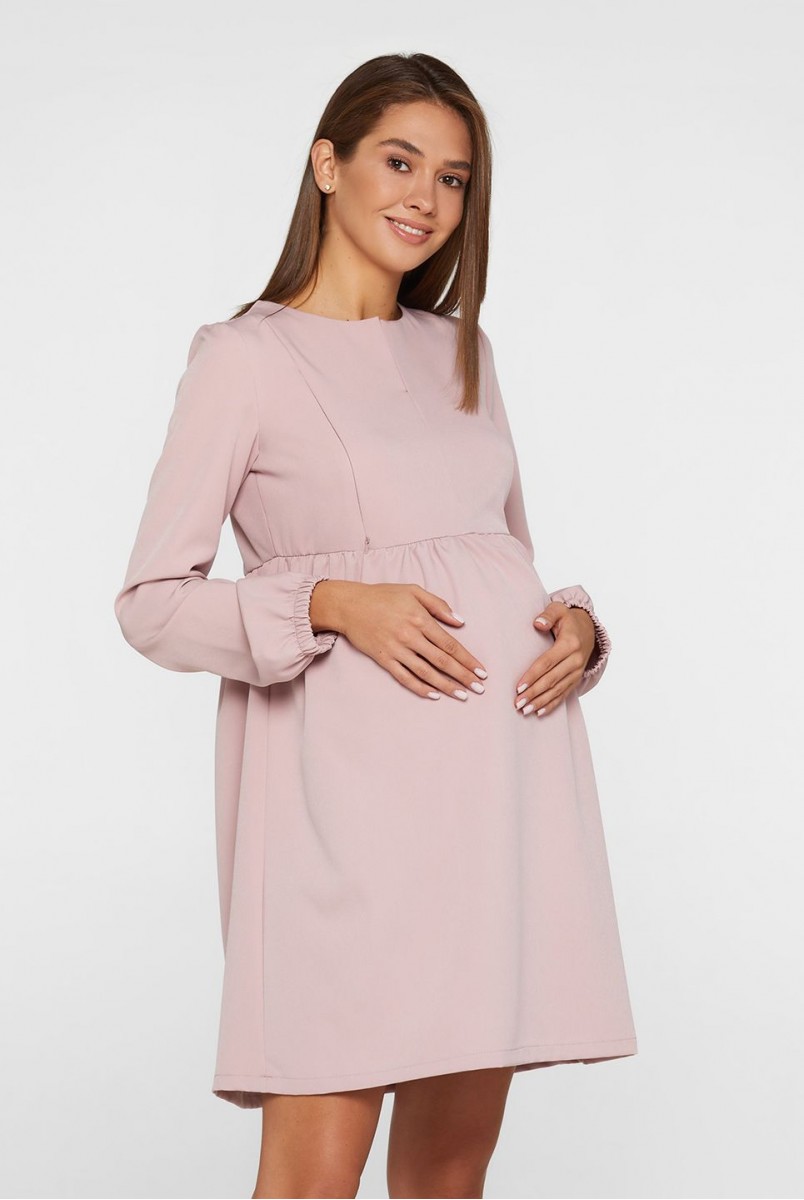 Платье для беременных и кормления Lullababe Genoa LB05GN123 пудра