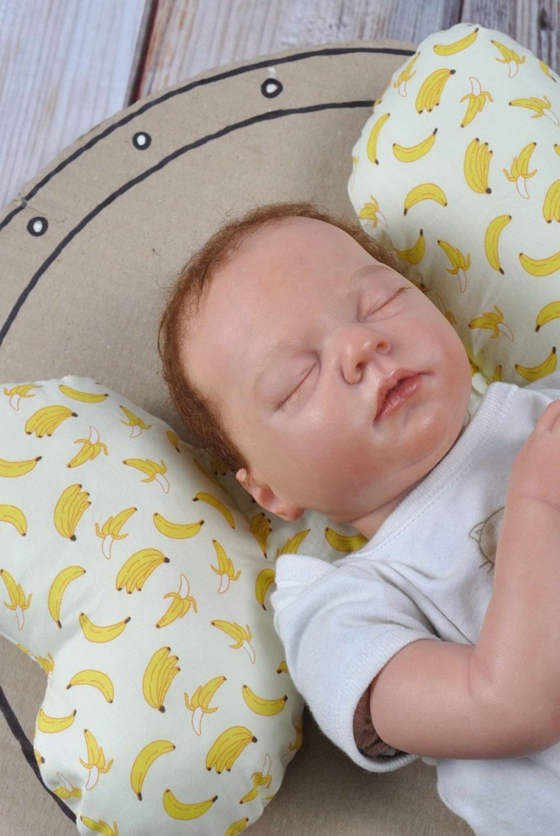 Дитяча подушка для новонароджених "Butterfly" банани
