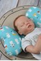 Дитяча подушка для новонароджених "Butterfly" ведмедик білий