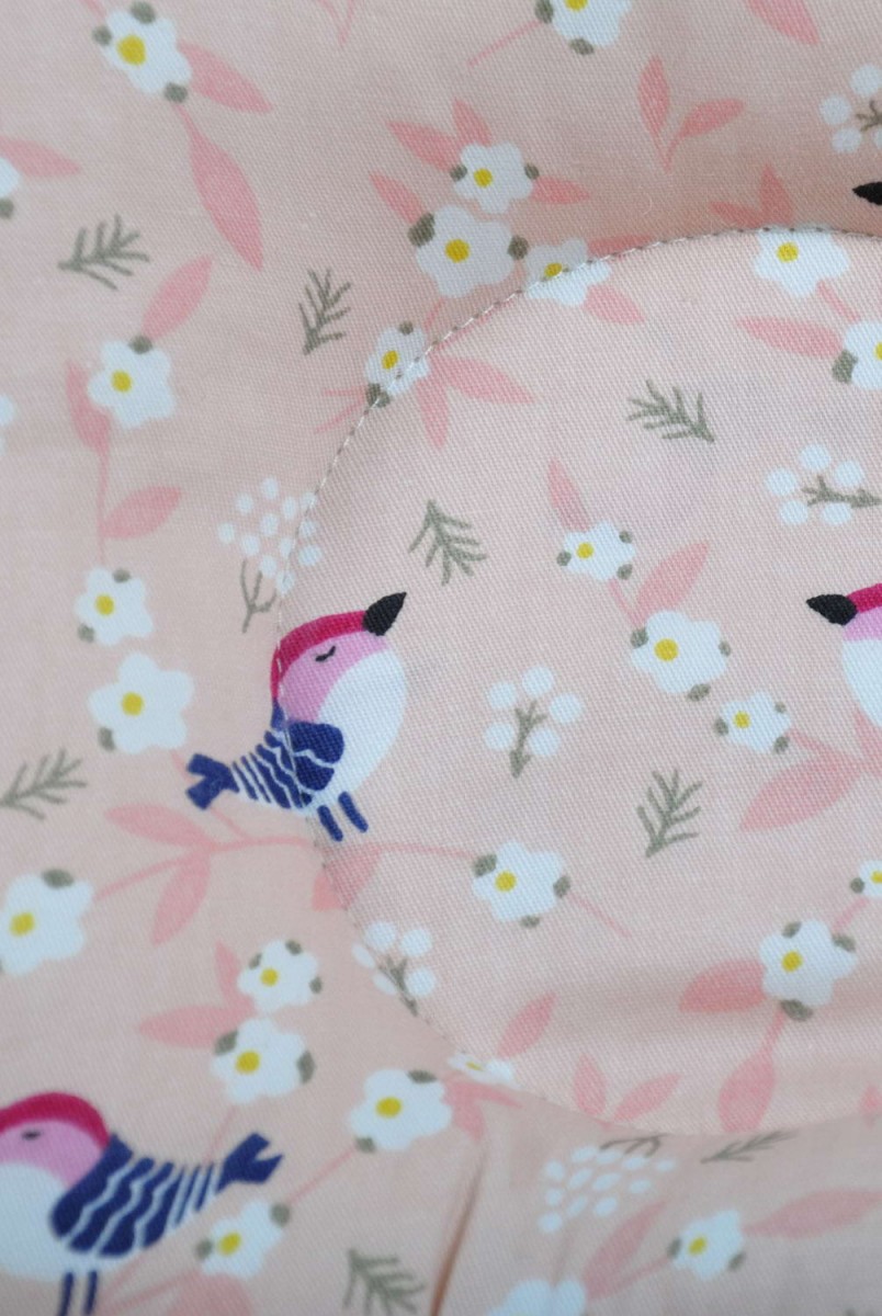 Детская подушка для новорожденных "Райские птички"