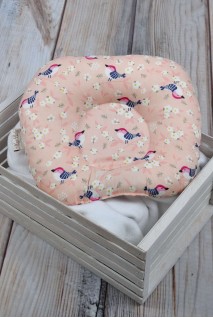 Дитяча подушка для новонароджених "Райські пташки"