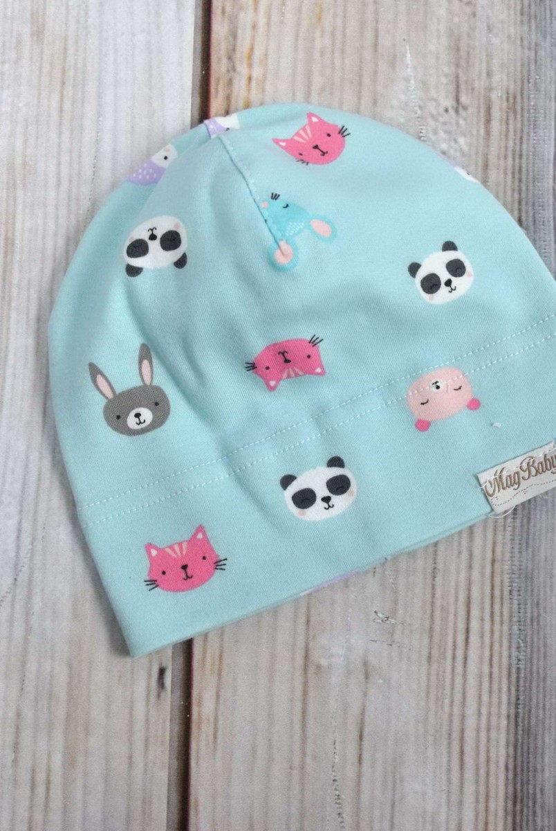 Набор трикотажных шапок Панда и Ко