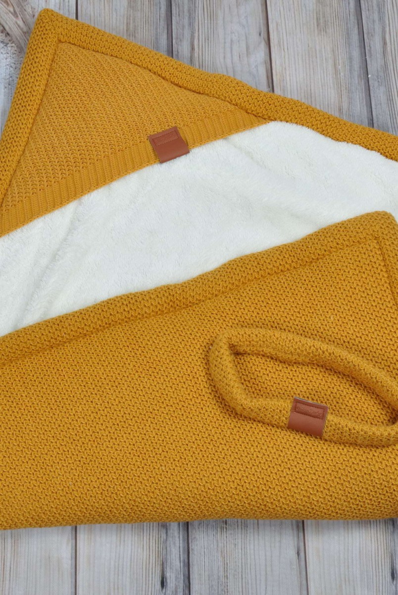 Конверт-одеяло на выписку  Familia горчица