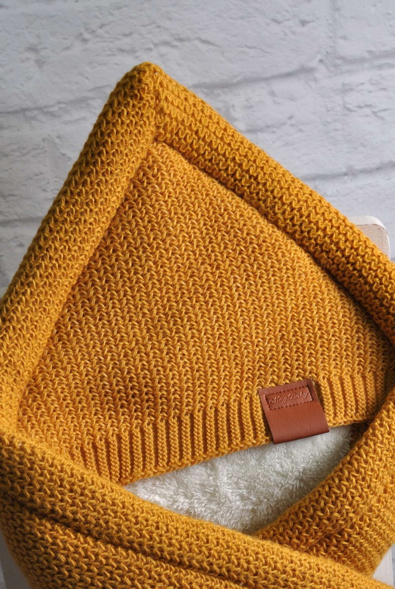 Конверт-одеяло на выписку  Familia горчица