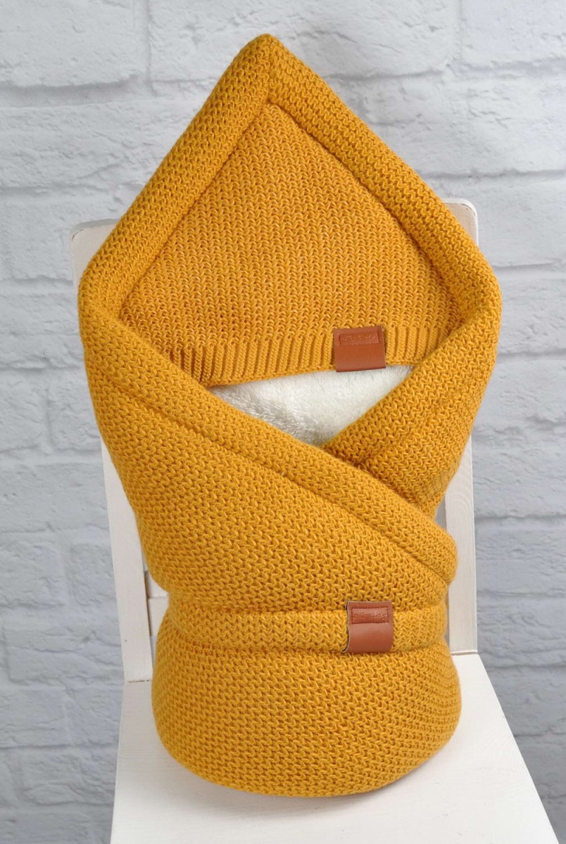 Конверт-одеяло на выписку  Familia горчица