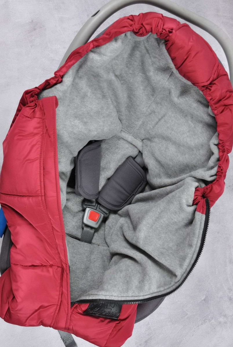 Конверт з прорізами для ременів "Ball" марсала