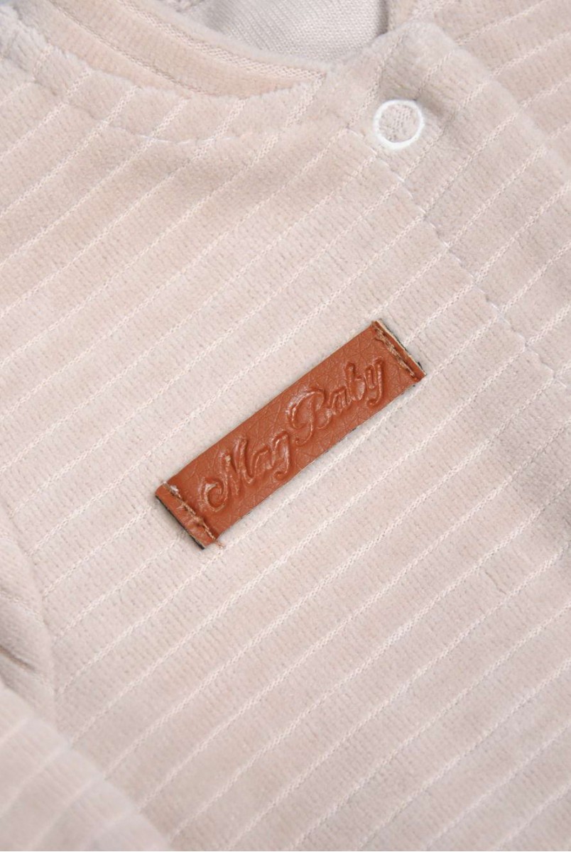 Велюровий чоловічок Velvet бежевий