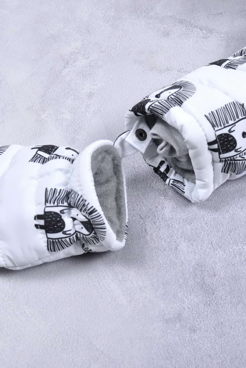 Зимовий стьобаний комбінезон "Aquarelle" їжачки