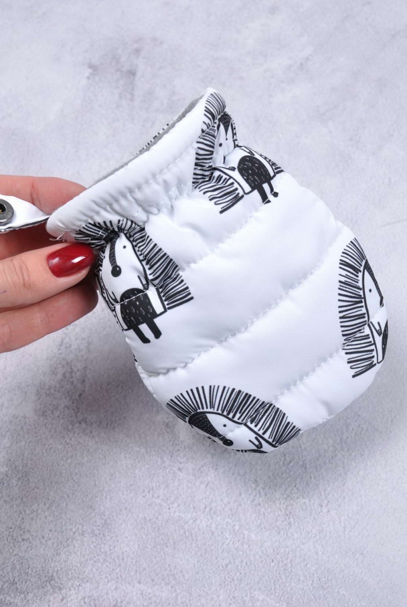 Зимовий стьобаний комбінезон "Aquarelle" їжачки