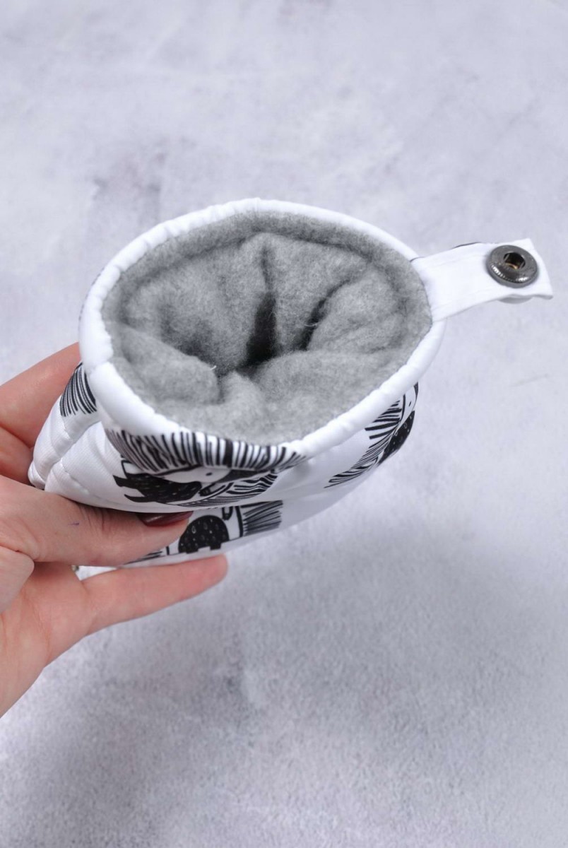 Зимовий стьобаний комбінезон "Aquarelle" їжачки