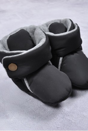 Пінетки-чобітки для дітей MagBaby чорні