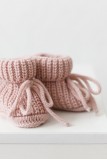 Вязаные пинетки для детей MagBaby розовые