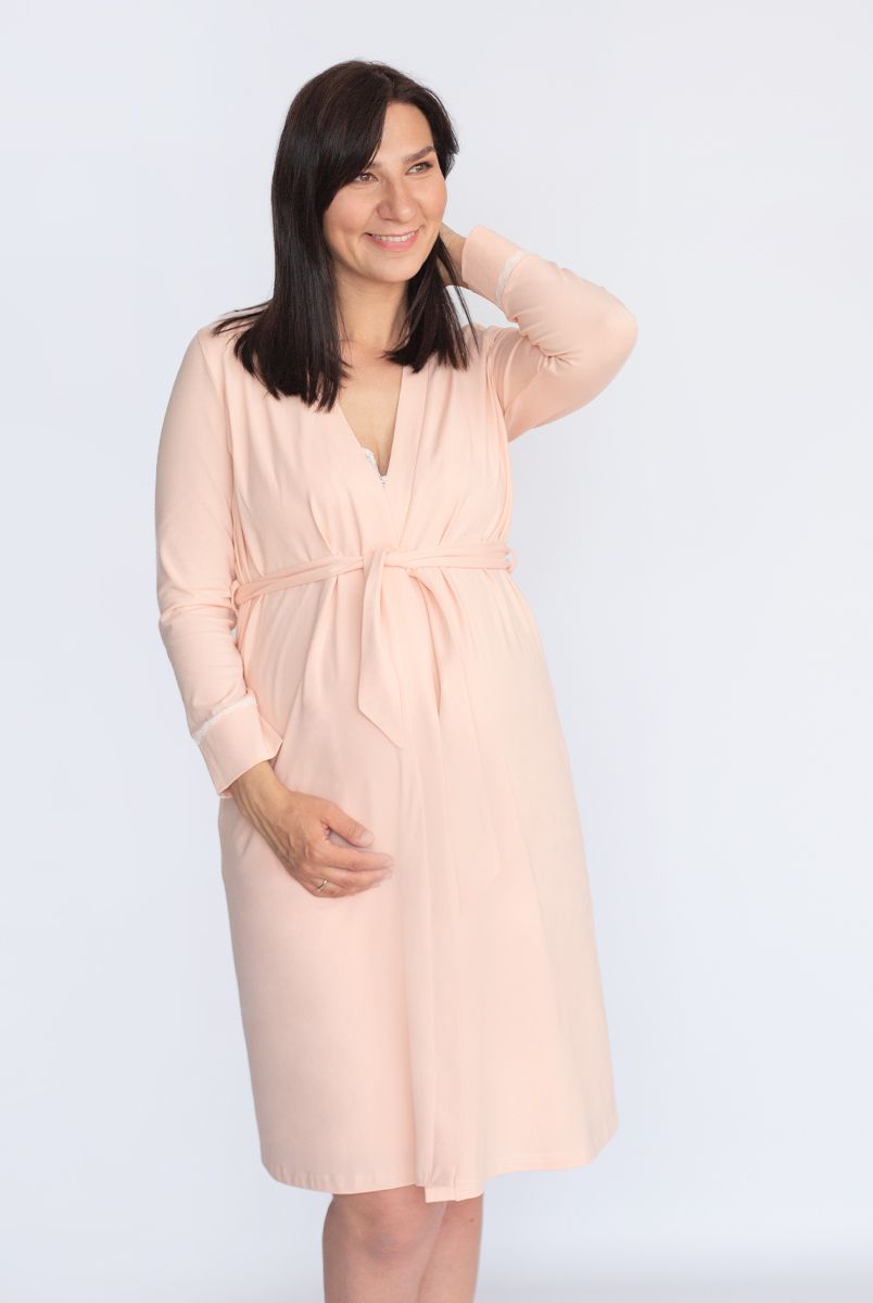 Халат La Rose арт. 25314 чайная роза для беременных и кормления