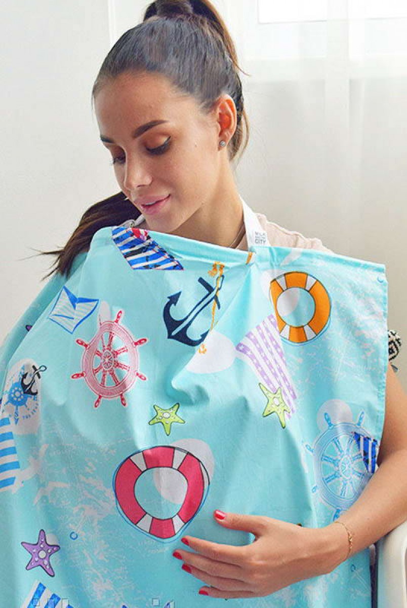 Передник для кормления "Лазурный берег"