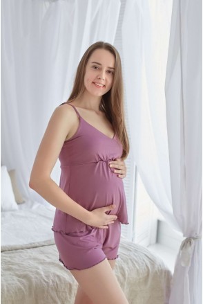 Пижама Mirelle (фрез) для беременных и кормления