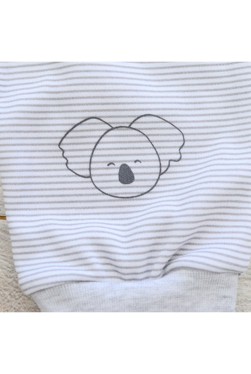 Штаны для детей Minikin арт. 214903 серый полоска