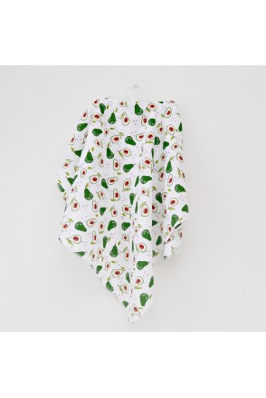 Муслиновая пеленка для детей Minikin арт. 190814 белый/зеленый