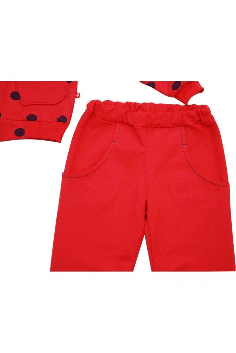 Спортивний костюм для дітей Minikin арт. 177107 червоний