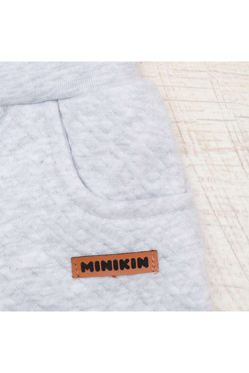 Штаны для детей Minikin арт. 2016612 серый меланж