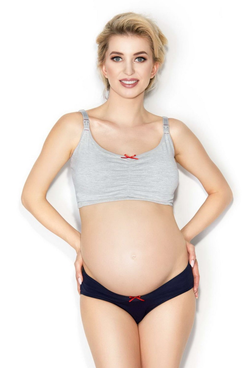 Бюстгальтер soft Easy grey для беременных и кормления