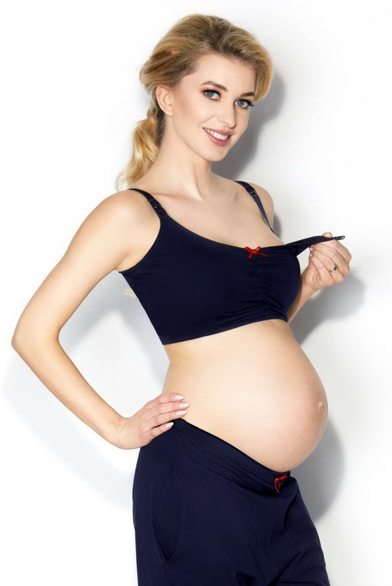 Бюстгальтер soft Easy navy для вагітних і годування