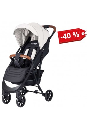 Коляска для дитини прогулянкова FreeON LUX Premium Light Grey-Black