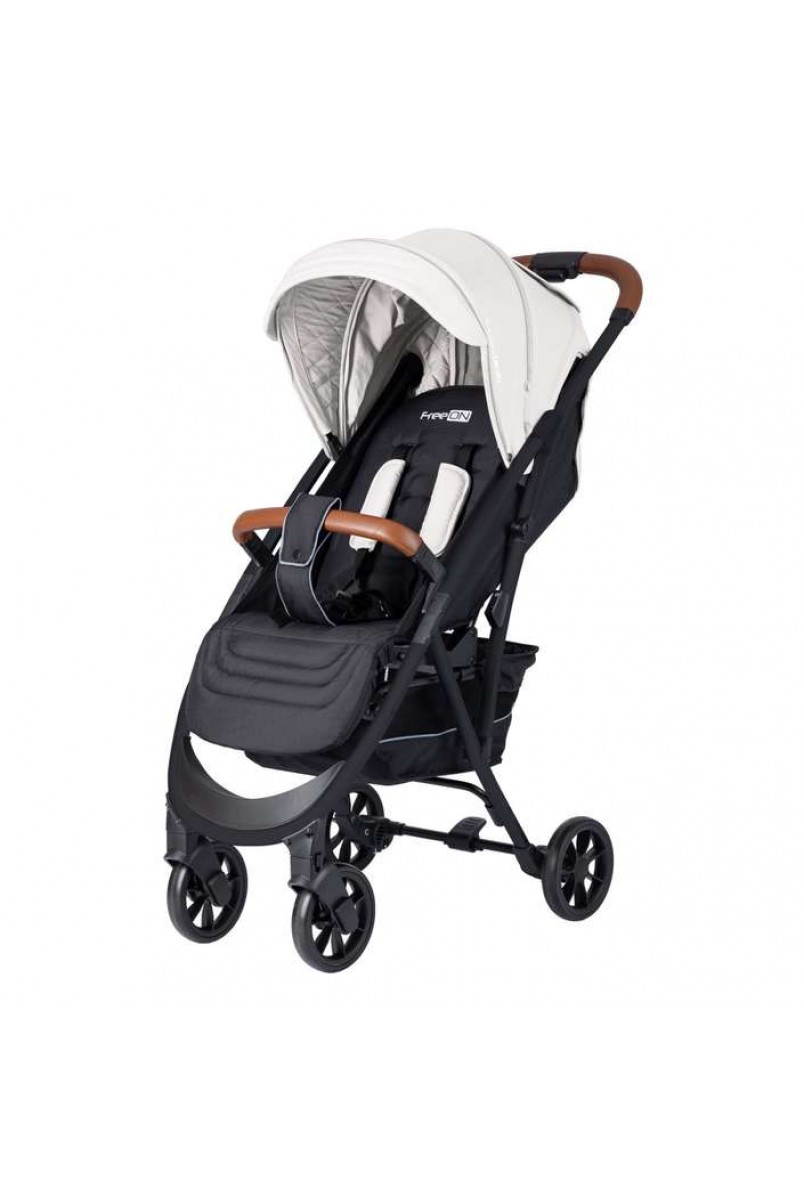 Коляска для дитини прогулянкова FreeON LUX Premium Light Grey-Black