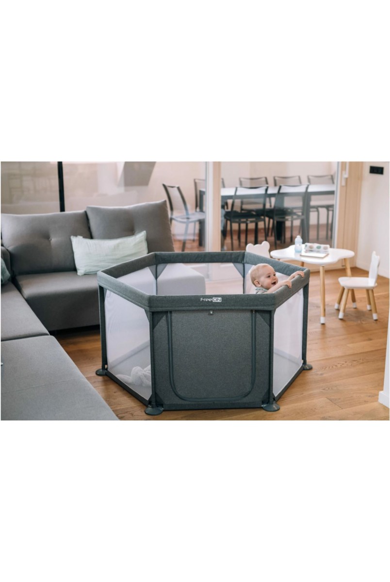 Манеж для дитини FreeON HEXAGON Grey